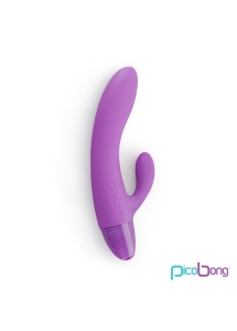 SexShop - Wibrator ze stymulatorem łechtaczki - PicoBong Kaya Rabbit Vibe  fioletowy - online