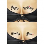 SexShop - Tatuaże czasowe na dekolt - Ta-Ta-Toos Happy Birthday & Lucky You - online