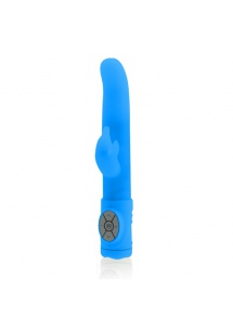 SexShop - Wibrator ze stymulatorem - Maia Toys Mini Humming Bird Vibrator  niebieski - online