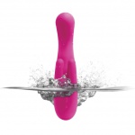 SexShop - Wyginany wibrator króliczek z podwójnym stymulatorem łechtaczki - Jimmyjane Form 8 Vibrator  Różowy - online