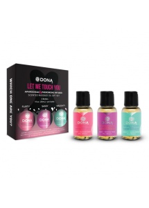 SexShop - Zestaw olejków do masażu z feromonami - Dona Scented Massage Gift Set (3 x 30 ml)  - online